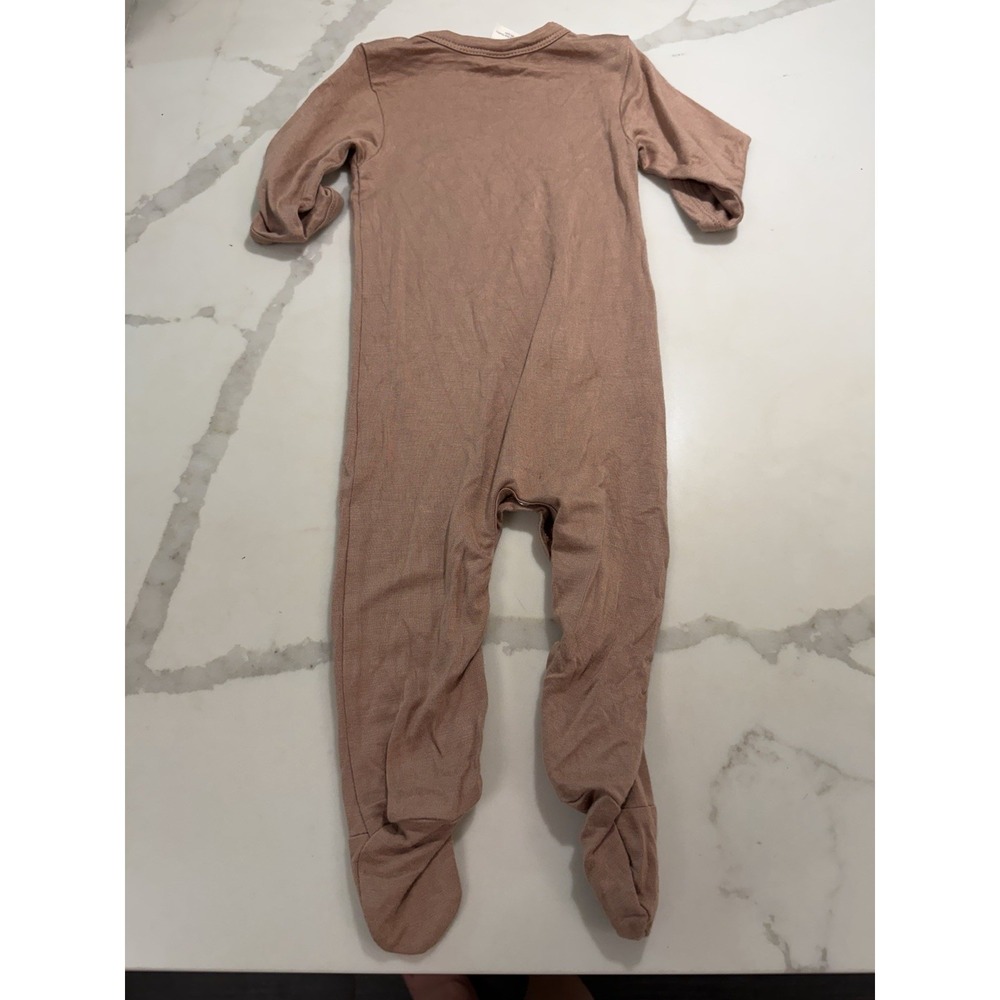 Kate quinn Bamboo One Piece Bodysuit Sz 0-3 Months Ethereal Minimalist Neutral - Picture 3 of 3
